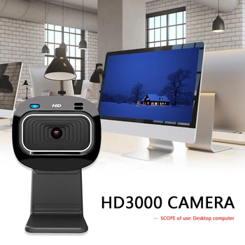 HD3000 1080P Full HD Webcam USB Computer PC Desktop Web Camera Professional for Live Broadcast Video Calling Webcast Portable
HD3000 1080P Full HD Webcam USB Computer PC Desktop Web Camera Professional for Live Broadcast Video Calling Webcast Portable