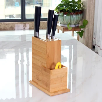 Knife Block Knife Rack Knife Holder Natural Bamboo Knife Holder Kitchen Knife Rack 6-slot Knife Storage Organizer 
Knife Block Knife Rack Knife Holder Natural Bamboo Knife Holder Kitchen Knife Rack 6-slot Knife Storage Organizer
