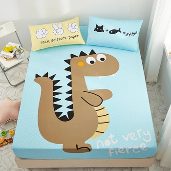 Slowdream 1piece 100% Cotton Elastic Band Fitted Sheet Dinosaur Baby Kids Double Size Mattress Cover Decor Home Textiles Rubber
Slowdream 1piece 100% Cotton Elastic Band Fitted Sheet Dinosaur Baby Kids Double Size Mattress Cover Decor Home Textiles Rubber