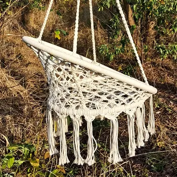Indoor Outdoor Hammock Chair Macrame Swing,Cotton Rope Hanging Chair Swing Chairs,Baby Cradle,Pets Bed
Indoor Outdoor Hammock Chair Macrame Swing,Cotton Rope Hanging Chair Swing Chairs,Baby Cradle,Pets Bed