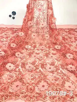 Latest lace fabrics high quality 2019 French lace fabric with double color sequins African tulle lace fabrics For wedding dress
Latest lace fabrics high quality 2019 French lace fabric with double color sequins African tulle lace fabrics For wedding dress