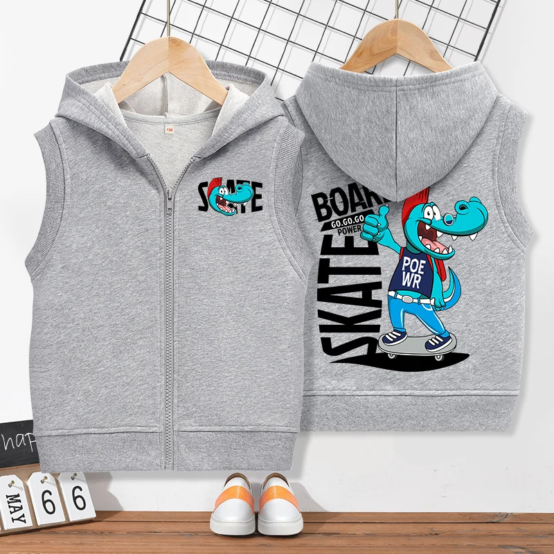 2020 Boys' Autumn Hooded Sweatershirts New Children's Cartoon Vest Jacket Big Kids Spring and Autumn Cardigan Tops 4-16y
2020 Boys' Autumn Hooded Sweatershirts New Children's Cartoon Vest Jacket Big Kids Spring and Autumn Cardigan Tops 4-16y