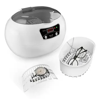 600ml Ultrasonic Cleaner Bath Timer For Jewelry Parts Glasses Manicure Stones Cutters Razor Brush Ultrasound Sonic
600ml Ultrasonic Cleaner Bath Timer For Jewelry Parts Glasses Manicure Stones Cutters Razor Brush Ultrasound Sonic