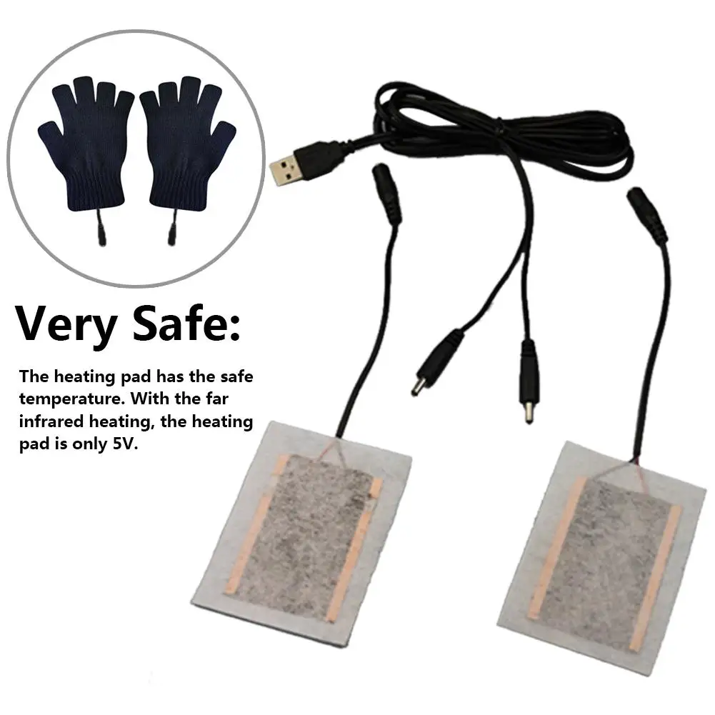 2pc 5V Heated Gloves Carbon Fiber Heated USB Composite Fiber Pads Heating Electric Warm Winter Pads For Arm Warm Waist Gloves
2pc 5V Heated Gloves Carbon Fiber Heated USB Composite Fiber Pads Heating Electric Warm Winter Pads For Arm Warm Waist Gloves