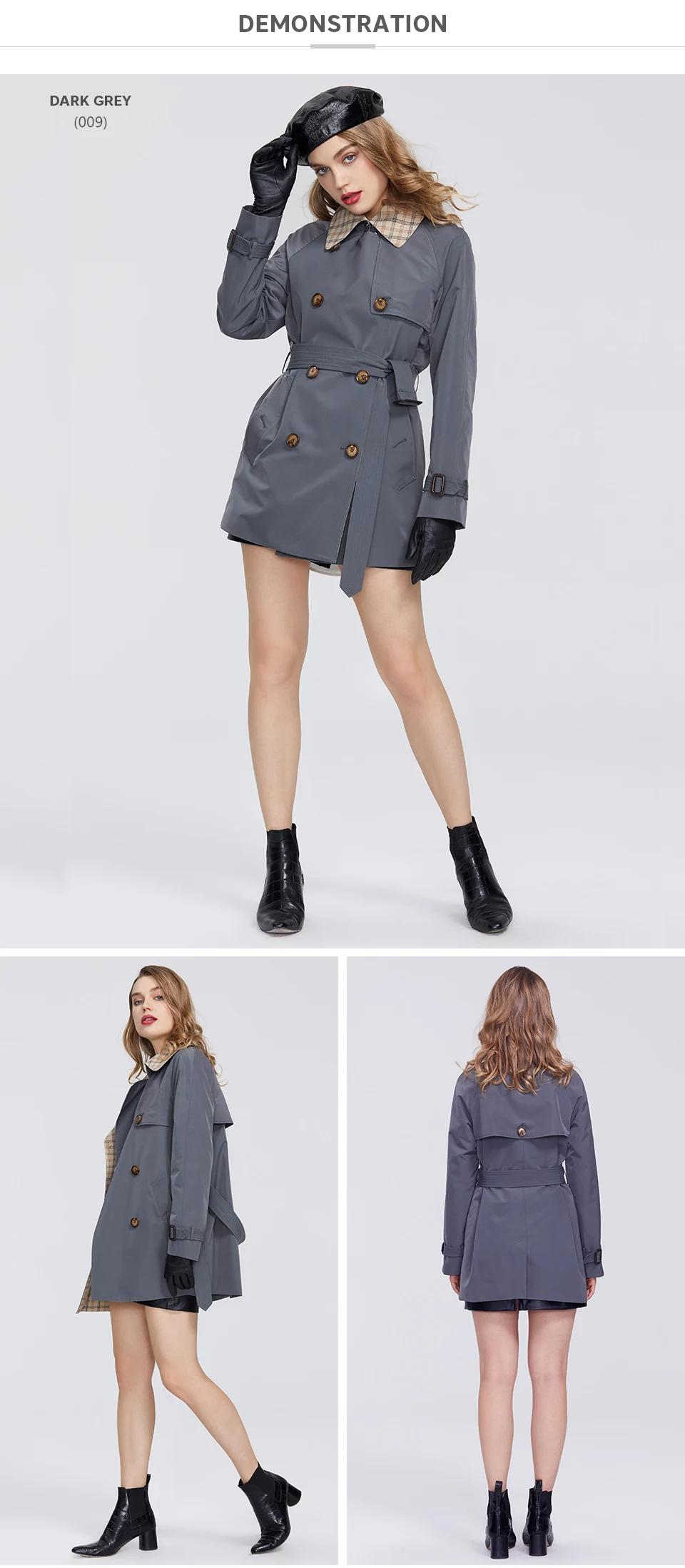 MIEGOFCE 2020 pring New Coat Women’s Windbreaker Casual High Quality Windbreaker Has Belt Button Down Cloak Office Style 7 H6d57ef5f34a94145b4af87cdcf2dd6c7L