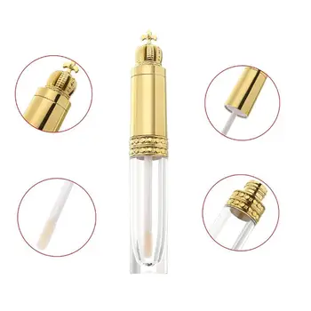 1pcs Empty Lip Gloss Tube With Gold Crown Lid DIY Lipstick Plastic Refillable Bottles Cosmetics Container Make Up Tools 3/6/8ml
1pcs Empty Lip Gloss Tube With Gold Crown Lid DIY Lipstick Plastic Refillable Bottles Cosmetics Container Make Up Tools 3/6/8ml