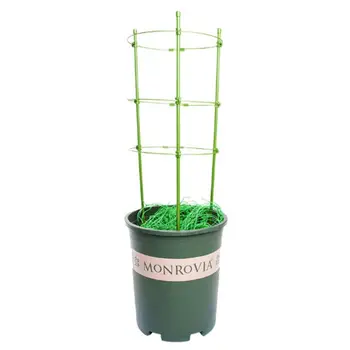 

Useful Plastic Coated Steel Tube Flower Pillar Tomatoes Cucumber Climbing Vine Flower Stand Gardening Plant Cages & Supports