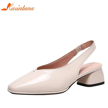 Karinluna New Arrivals 2020 Top Quality Sheepskin Square Heels Summer Sandals Woman Shoes Slip On Concise Shoes Women Sandals
Karinluna New Arrivals 2020 Top Quality Sheepskin Square Heels Summer Sandals Woman Shoes Slip On Concise Shoes Women Sandals