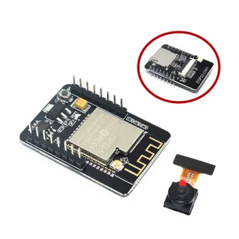 ESP32-CAM WiFi + Bluetooth Module Camera Module Development Board ESP32 with Camera Module OV2640 2MP For Arduino
ESP32-CAM WiFi + Bluetooth Module Camera Module Development Board ESP32 with Camera Module OV2640 2MP For Arduino