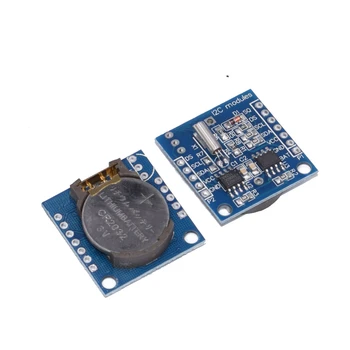100pcs I2C RTC DS1307 AT24C32 Real Time Clock Module For AVR ARM PIC Tiny RTC I2C modules memory DS1307 clock
100pcs I2C RTC DS1307 AT24C32 Real Time Clock Module For AVR ARM PIC Tiny RTC I2C modules memory DS1307 clock