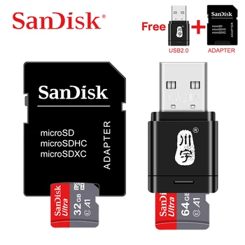 Original SanDisk Memory Card 64GB 128GB 16GB Max Read Speed 100M/s Micro SD Card Class 10 UHS-I 32GB Flash Card Memory Microsd
Original SanDisk Memory Card 64GB 128GB 16GB Max Read Speed 100M/s Micro SD Card Class 10 UHS-I 32GB Flash Card Memory Microsd