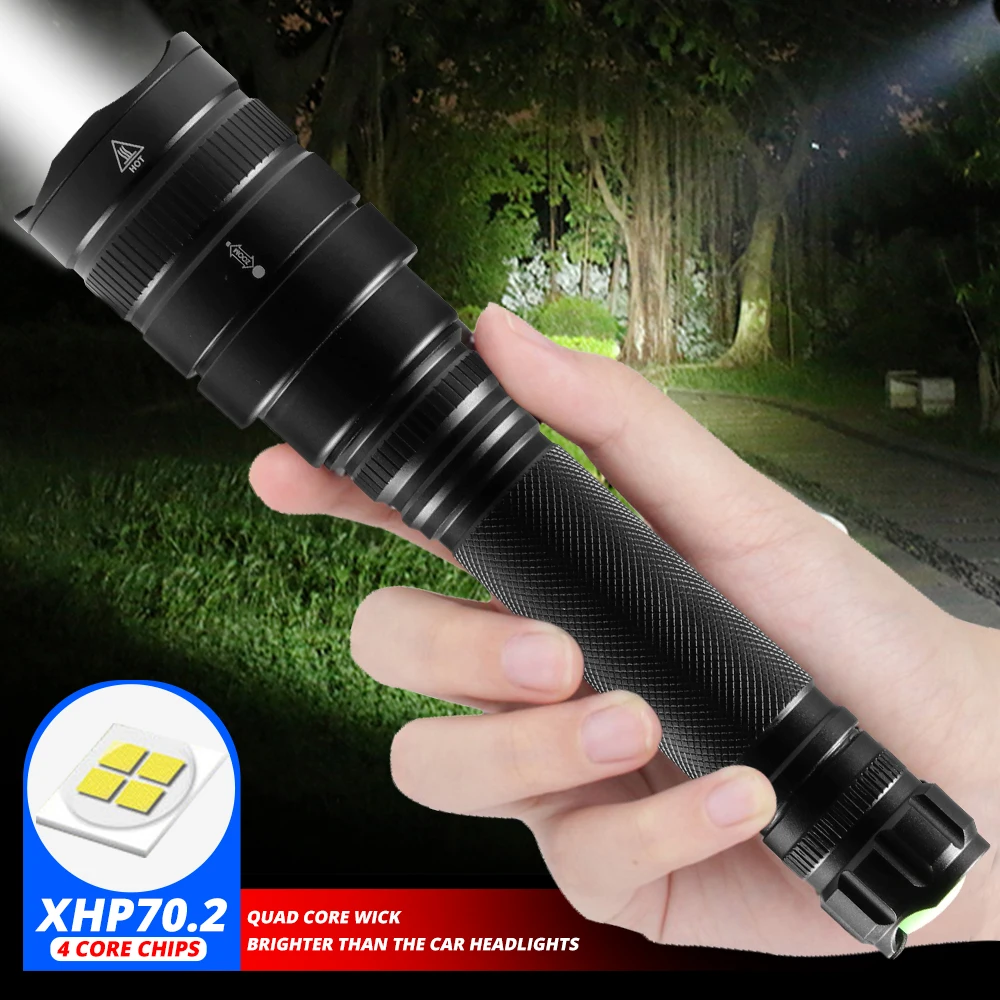 XHP70.2 Ultra Bright LED Flashlight Waterproof lantern led Torch XHP50 USB Rechargeable 18650 Battery for Camping, Fishing light
XHP70.2 Ultra Bright LED Flashlight Waterproof lantern led Torch XHP50 USB Rechargeable 18650 Battery for Camping, Fishing light