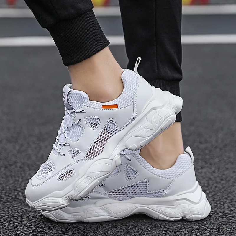 MEN'S SHOES Athletic Shoes Mesh Breathable Hollow out MEN'S Casual Shoes Teenager Korean-style MacBook Shoes Network Red
MEN'S SHOES Athletic Shoes Mesh Breathable Hollow out MEN'S Casual Shoes Teenager Korean-style MacBook Shoes Network Red