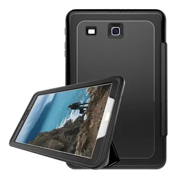 For Samsung Galaxy Tab E 9.6 SM-T560 T561 3-Layer Smart Cover Case Shockproof Heavy Duty PC+TPU+PU Folding Stand Tablet Case
For Samsung Galaxy Tab E 9.6 SM-T560 T561 3-Layer Smart Cover Case Shockproof Heavy Duty PC+TPU+PU Folding Stand Tablet Case