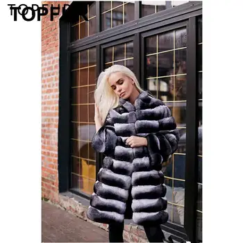 FURSARCAR Classic Ctyle Chinchilla Women Winter Rex Rabbit Coat Real Natural Fur Coat Whole Skin With Fur Collar Jacket
FURSARCAR Classic Ctyle Chinchilla Women Winter Rex Rabbit Coat Real Natural Fur Coat Whole Skin With Fur Collar Jacket