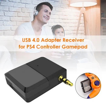 USB 4.0 Adapter For PS4 Controller 3.5mm Plug Bluetooth Audio Adapter with Mic Switch for Wireless Headphones Earphones
USB 4.0 Adapter For PS4 Controller 3.5mm Plug Bluetooth Audio Adapter with Mic Switch for Wireless Headphones Earphones