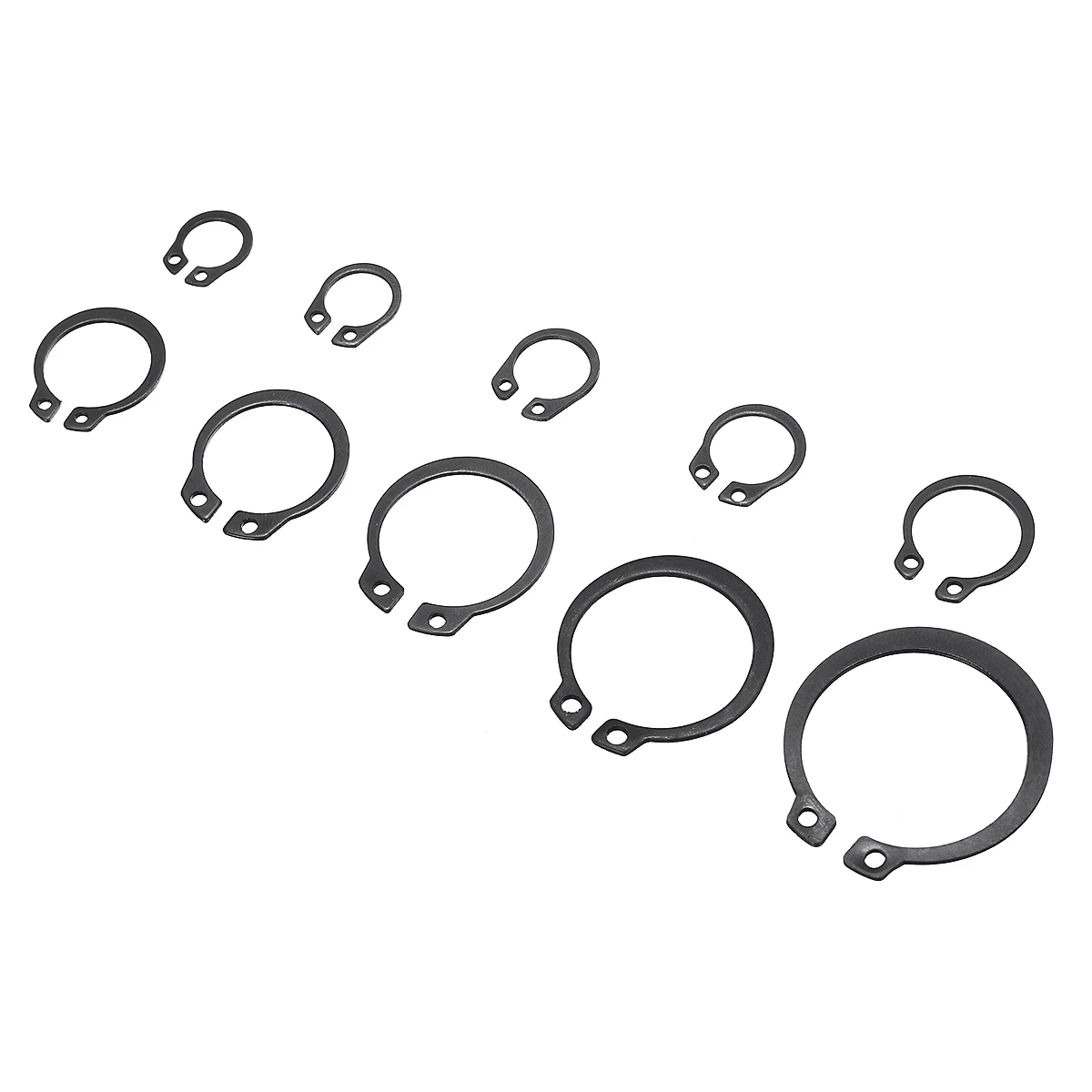 148PCS 9-30MM Internal External Retaining Circlips C-clip Washers Snap Retaining Ring Circlip Carbon Steel Assortment Kit
148PCS 9-30MM Internal External Retaining Circlips C-clip Washers Snap Retaining Ring Circlip Carbon Steel Assortment Kit