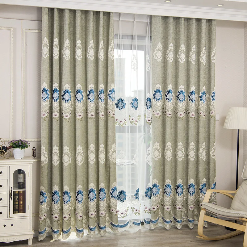 Xiaoqing New High-grade Embroidery Hollow-out Curtains for Living Dining Room Bedroom.
Xiaoqing New High-grade Embroidery Hollow-out Curtains for Living Dining Room Bedroom.