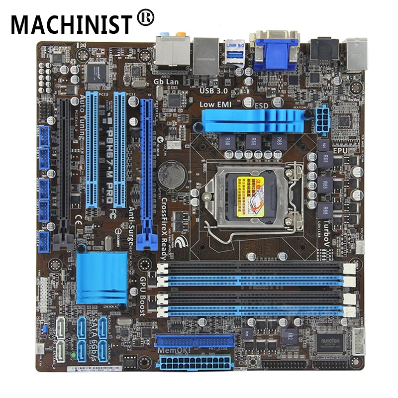 For ASUS P8H67-M PRO Desktop motherboard Intel H67 LGA 1155 uATX DDR3 32GB SATA3.0 USB3.0 100% fully Tested Free shipping
For ASUS P8H67-M PRO Desktop motherboard Intel H67 LGA 1155 uATX DDR3 32GB SATA3.0 USB3.0 100% fully Tested Free shipping