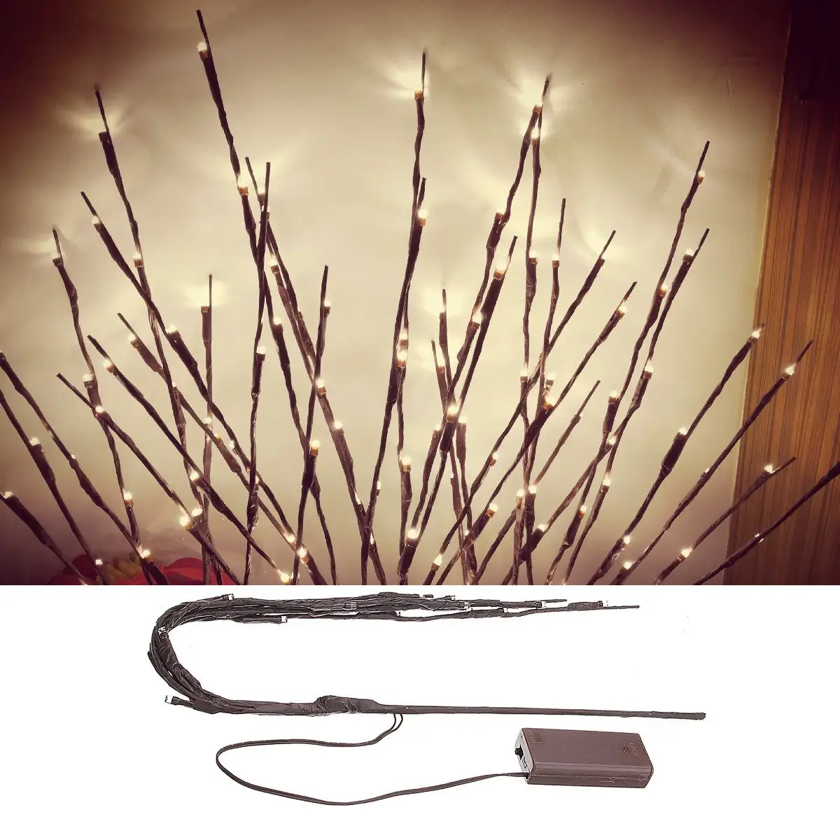 70cm LED Light Branch Lighting Twig Willow Tree Branch Floral Lamp Battery Operated Home Party Vase Christmas Halloween Decor
70cm LED Light Branch Lighting Twig Willow Tree Branch Floral Lamp Battery Operated Home Party Vase Christmas Halloween Decor