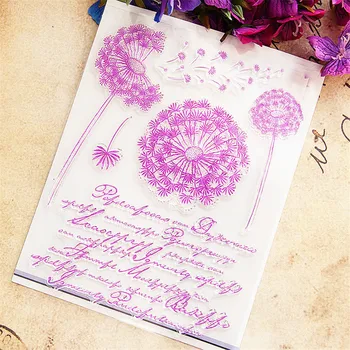 14*18CM Hot sale Purple dandelion Clear Stamps / Silicone Seals Roller Stamp for DIY scrapbooking photo album/Card Making 
14*18CM Hot sale Purple dandelion Clear Stamps / Silicone Seals Roller Stamp for DIY scrapbooking photo album/Card Making