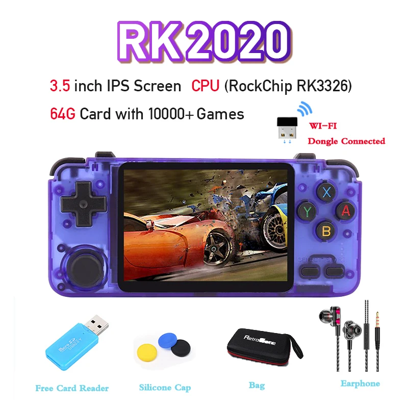 Portable RK2020 Retro Handheld Game Console Open Source System 15000+ Games Pocket Retro Video Game Console 3.5 Inch IPS Screen
Portable RK2020 Retro Handheld Game Console Open Source System 15000+ Games Pocket Retro Video Game Console 3.5 Inch IPS Screen