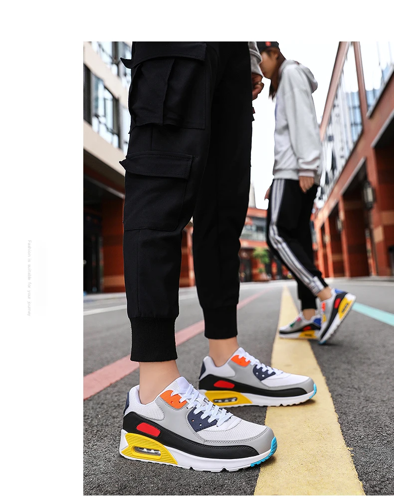 2020 Popular Fashion Casual Shoes for Men Air Cushion Sneakers Man Lace-up Breathable Max Walking Trainer Male Tenis Feminino