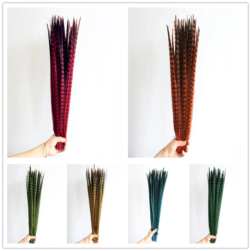 100Pcs/lot Natural Lady Amherst Pheasant Feathers for Crafts 50-55CM 20-22Inch Wedding Decorations Pheasant Tail Feather Plumes
100Pcs/lot Natural Lady Amherst Pheasant Feathers for Crafts 50-55CM 20-22Inch Wedding Decorations Pheasant Tail Feather Plumes