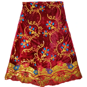 Wonderful magic pattern with golden color sequins good quality velvet lace TWV2 beautiful soft material wedding dress Fabric
Wonderful magic pattern with golden color sequins good quality velvet lace TWV2 beautiful soft material wedding dress Fabric