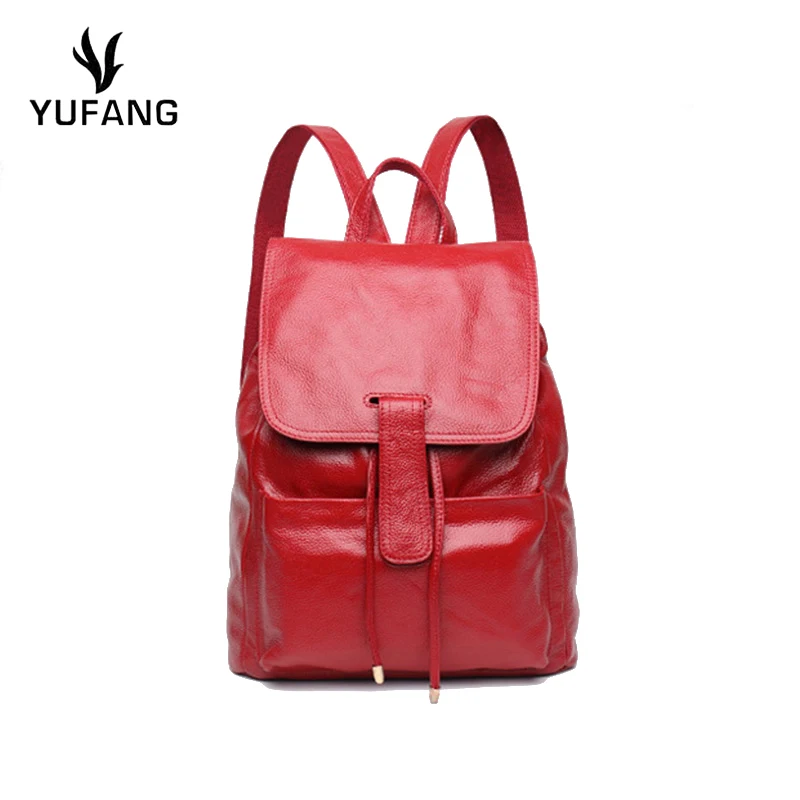 YUFANG Teenager Backpack Genuine Leather Women Daypack Candy Color Student School Bag Real Cowhide Rucksack Female Daily Bag
YUFANG Teenager Backpack Genuine Leather Women Daypack Candy Color Student School Bag Real Cowhide Rucksack Female Daily Bag