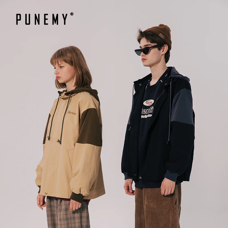 Retro Harajuku Men Jackets Coats Hooded Hip Hop Streetwear Oversize Cotton Zipper Patchwork Autumn New Man's Jackets Coats
Retro Harajuku Men Jackets Coats Hooded Hip Hop Streetwear Oversize Cotton Zipper Patchwork Autumn New Man's Jackets Coats