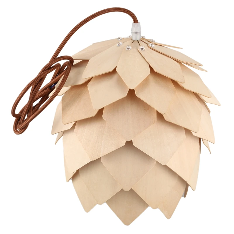 Pendant Light Wooden Pineapple Single Chandelierbalcony Hotelwooden Chandelier(Does Not Contain Bulbs)
Pendant Light Wooden Pineapple Single Chandelierbalcony Hotelwooden Chandelier(Does Not Contain Bulbs)