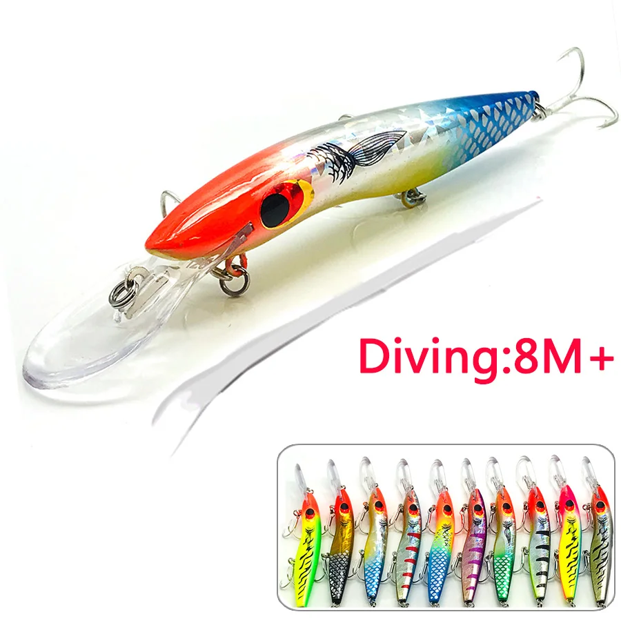 Jerkbait Minnow Wobbler For Pike/Fish Swimbait Deep/Hard/Big/Fake/Artificial Bait For Fishing Lure/Baubles/Tackle/Crankbait/Carp
Jerkbait Minnow Wobbler For Pike/Fish Swimbait Deep/Hard/Big/Fake/Artificial Bait For Fishing Lure/Baubles/Tackle/Crankbait/Carp