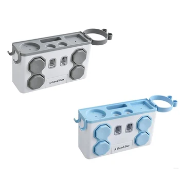 Suction Wall Toothbrush Holder Toothbrush Holder Toothbrush Cup Mouthwash Cup Set Bathroom Storage Rack
Suction Wall Toothbrush Holder Toothbrush Holder Toothbrush Cup Mouthwash Cup Set Bathroom Storage Rack