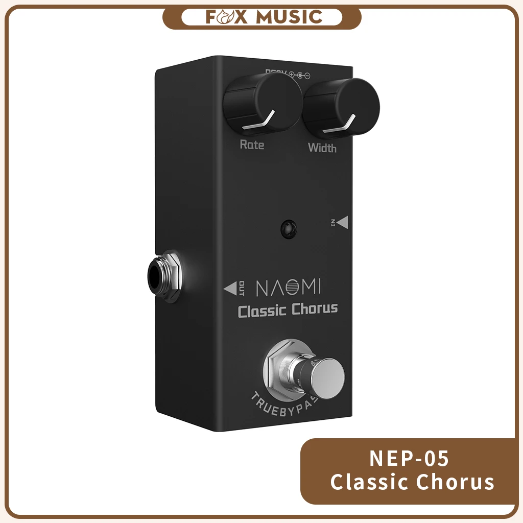 NAOMI Guitar Effect Pedal Full Bodied Sounds DC 9V Mini Single Pedal True Bypass #NEP-05 for Acoustic Guitar
NAOMI Guitar Effect Pedal Full Bodied Sounds DC 9V Mini Single Pedal True Bypass #NEP-05 for Acoustic Guitar