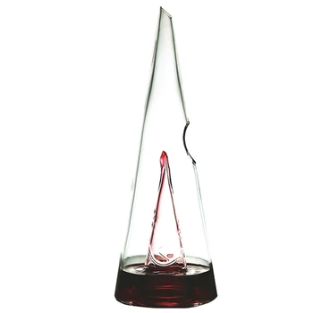 Wine Decanter,Pyramid Decanter Creative Personality Red Wine Waterfall,Fast Filter Wine Separator,350ML
Wine Decanter,Pyramid Decanter Creative Personality Red Wine Waterfall,Fast Filter Wine Separator,350ML