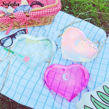 Hot Transparents Laser Small Mini Love Heart Shape Women Messenger Bags Chain Luxury Handbags Women Bags Designer Crossbody Bags
Hot Transparents Laser Small Mini Love Heart Shape Women Messenger Bags Chain Luxury Handbags Women Bags Designer Crossbody Bags