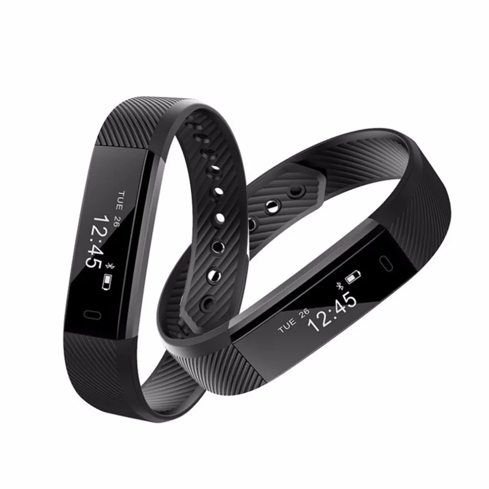 ID115 Sports Smart Wristband Fitness Tracker Sleep Monitor Remote Camera Pedometer Smart Vibration Bracelet for IOS Android
ID115 Sports Smart Wristband Fitness Tracker Sleep Monitor Remote Camera Pedometer Smart Vibration Bracelet for IOS Android