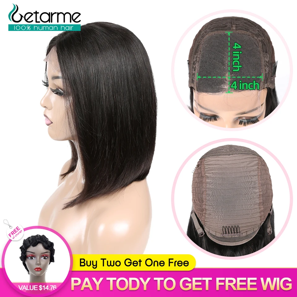 4x4 Lace Closure Wig Peruvian Straight Bob Wig Glueless Lace Closure Wig Human Hair Wigs For Black Women 150% Non Remy Hair Wig
4x4 Lace Closure Wig Peruvian Straight Bob Wig Glueless Lace Closure Wig Human Hair Wigs For Black Women 150% Non Remy Hair Wig