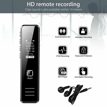 Digital Mini Voice Sound Recorder Activated Handheld Audio Recording Pen New Arrival
Digital Mini Voice Sound Recorder Activated Handheld Audio Recording Pen New Arrival