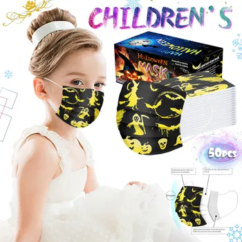 Mascarilla 50pc Halloween Kids Mask Children's Masks Disposable Face Mask Fashion 3ply Kids Mask For Face Mouth Caps Disposable
Mascarilla 50pc Halloween Kids Mask Children's Masks Disposable Face Mask Fashion 3ply Kids Mask For Face Mouth Caps Disposable