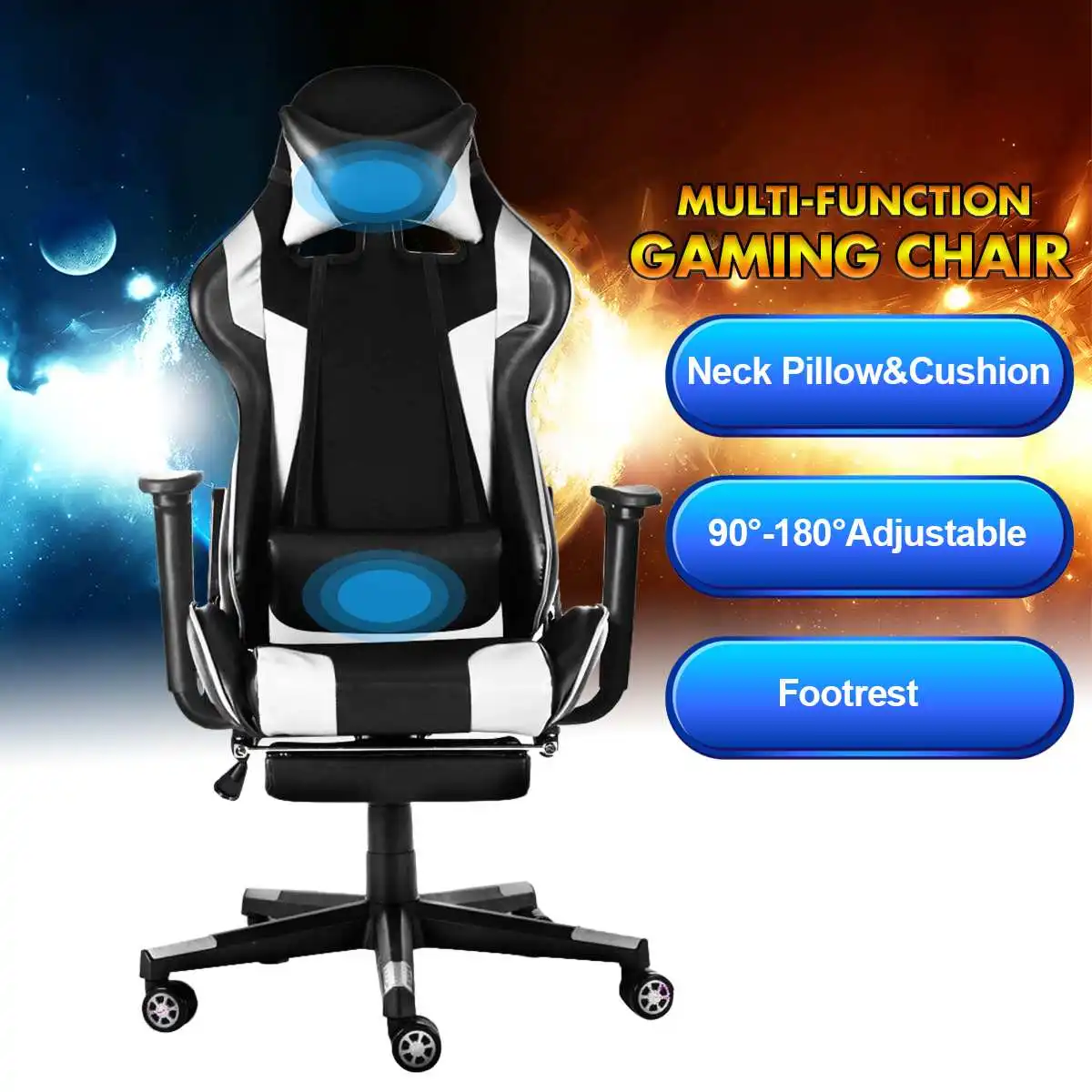 WCG Gamer Chair Gaming Computer Chair Leather Office Chair Furniture WCG Game Chairs Desk Chair Internet Racing Gamer Chairs WCG Gamer Chair Gaming Computer Chair Leather Office Chair Furniture WCG Game Chairs Desk Chair Internet Racing Gamer Chairs