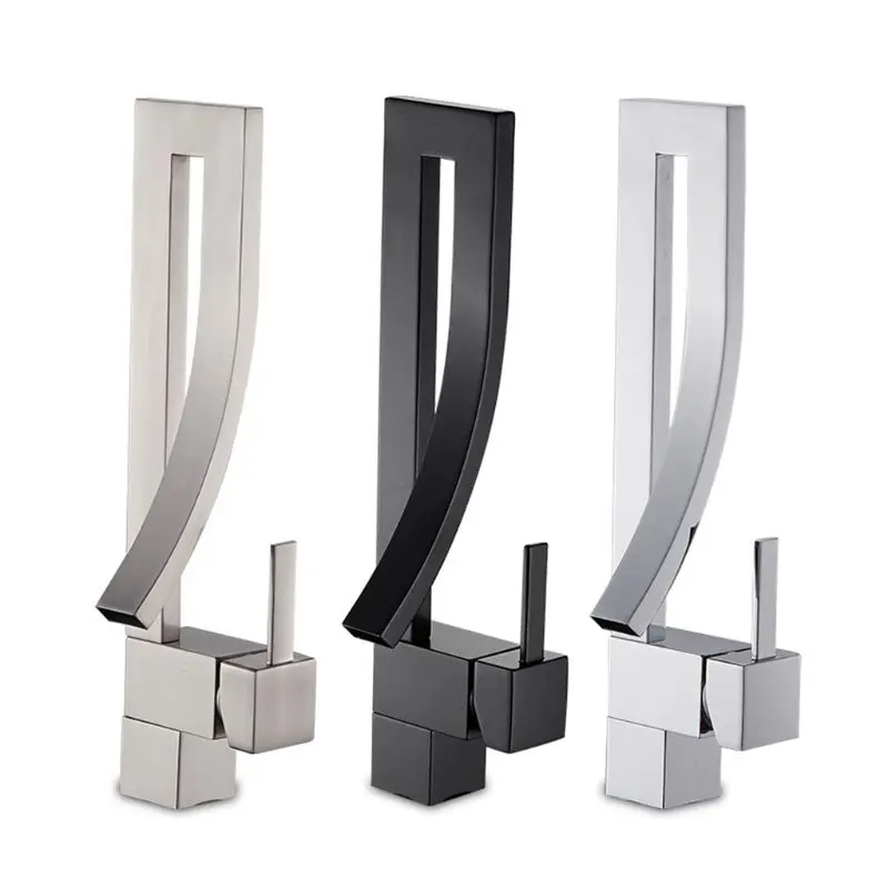 Waterfall-style Bathroom Faucet Kitchen Basin Faucet Hot and Cold Water Faucet Ceramic Valve Spool Bathroom Faucet
Waterfall-style Bathroom Faucet Kitchen Basin Faucet Hot and Cold Water Faucet Ceramic Valve Spool Bathroom Faucet