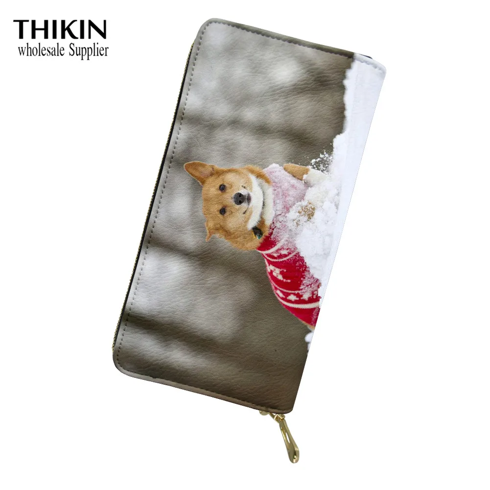 THIKIN 3D Kawaii Corgi Print Long Wallet Coin Phone Multi Zip Around Wallets Luxury Card Holders Handbag Clutch Bags PU Purse
THIKIN 3D Kawaii Corgi Print Long Wallet Coin Phone Multi Zip Around Wallets Luxury Card Holders Handbag Clutch Bags PU Purse