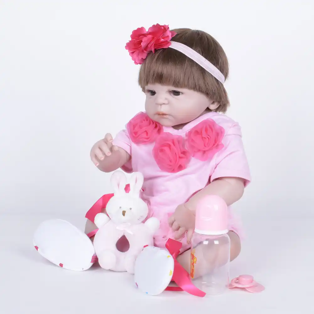 style silicone full bebe reborn dolls lifelike princess newborn