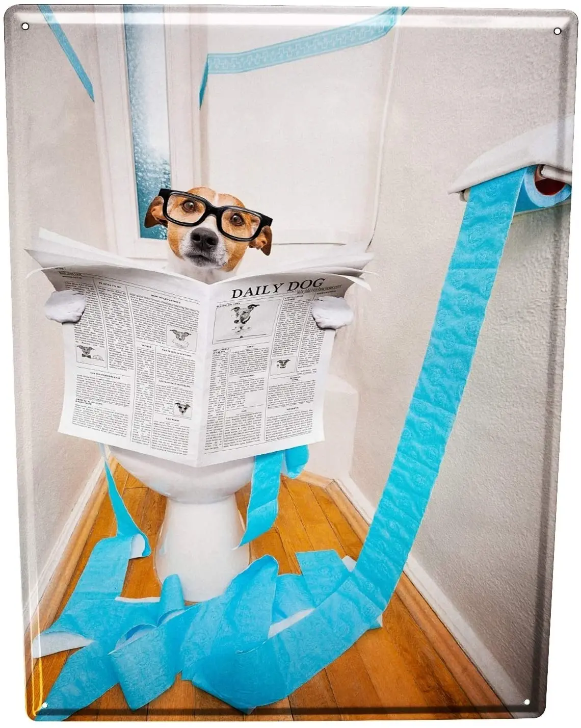 LEotiE SINCE 2004 Tin Sign Metal Plate Decorative Sign Home Decor Plaques 30 x 40 cm Funny Cartoon Dog Toilet
LEotiE SINCE 2004 Tin Sign Metal Plate Decorative Sign Home Decor Plaques 30 x 40 cm Funny Cartoon Dog Toilet