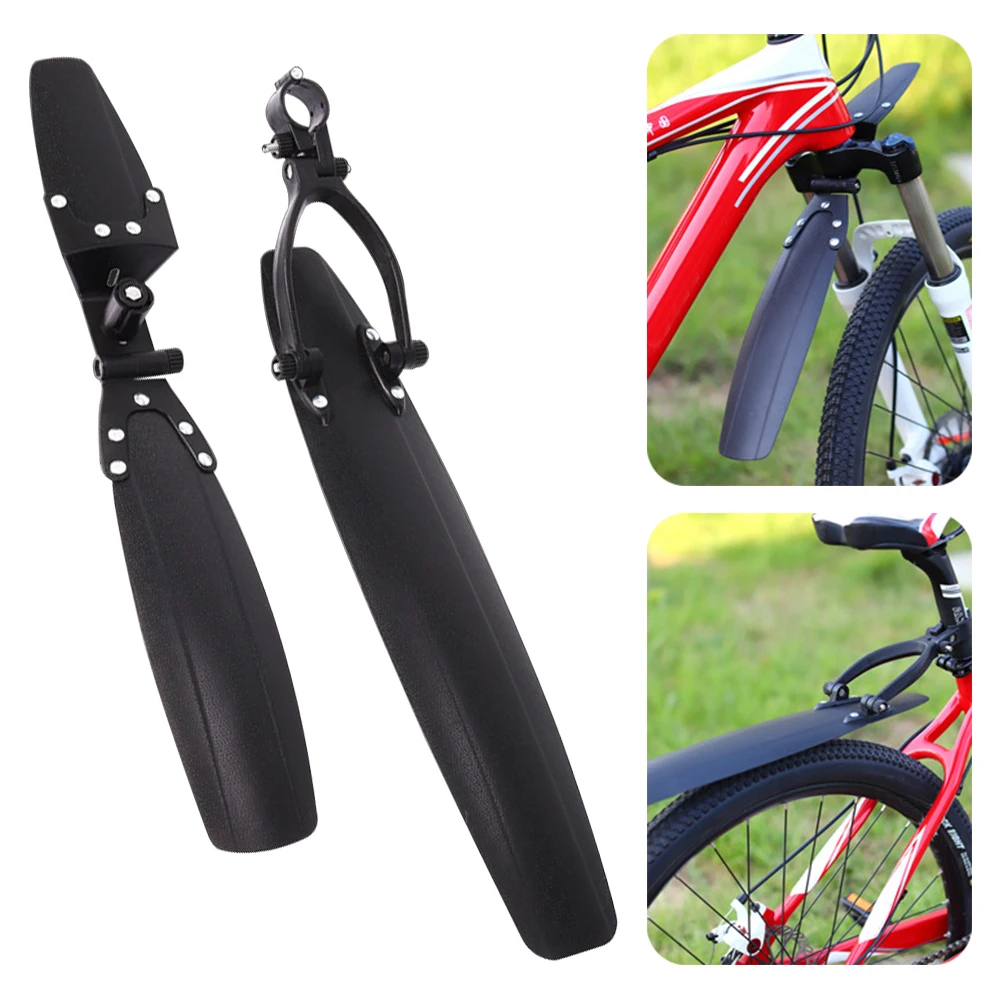 A pair of black bicycle fenders widened and extended universal easy to install mountain bike tires heel ring accessories
A pair of black bicycle fenders widened and extended universal easy to install mountain bike tires heel ring accessories