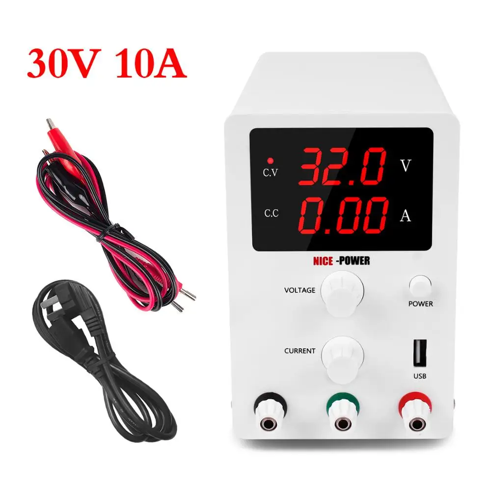 30V 10A Lab USB Adjustable Power Supply Laboratory Bench Source Digital Universal Switching Fonte De Bancada Switch Powers
30V 10A Lab USB Adjustable Power Supply Laboratory Bench Source Digital Universal Switching Fonte De Bancada Switch Powers