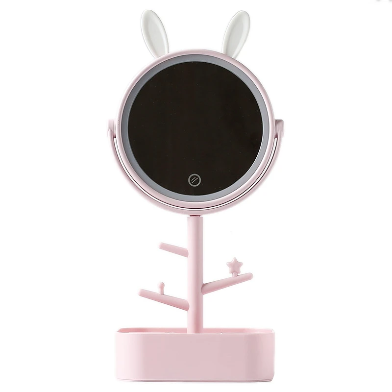 Makeup Mirror Led With Light Desktop Rotating Mirror Magnifying Glass 4 Times Storage Ladies Makeup Lamp Abs With Storage Box
Makeup Mirror Led With Light Desktop Rotating Mirror Magnifying Glass 4 Times Storage Ladies Makeup Lamp Abs With Storage Box