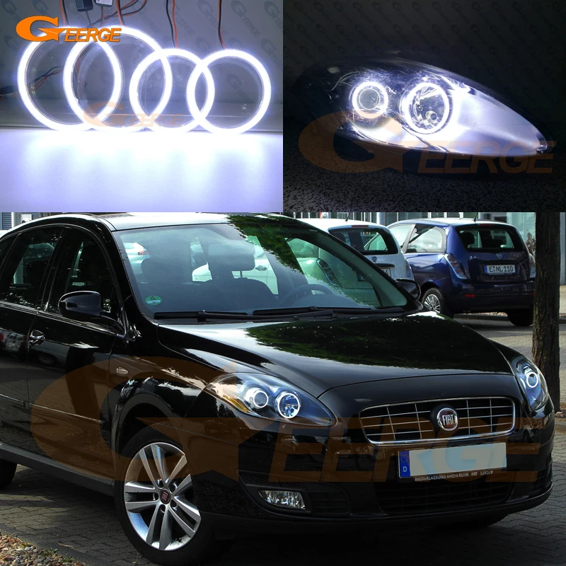 For Fiat Croma facelift 2008 2009 2010 2011 headlight Excellent Ultra bright COB led angel eyes halo rings car Accessories
For Fiat Croma facelift 2008 2009 2010 2011 headlight Excellent Ultra bright COB led angel eyes halo rings car Accessories